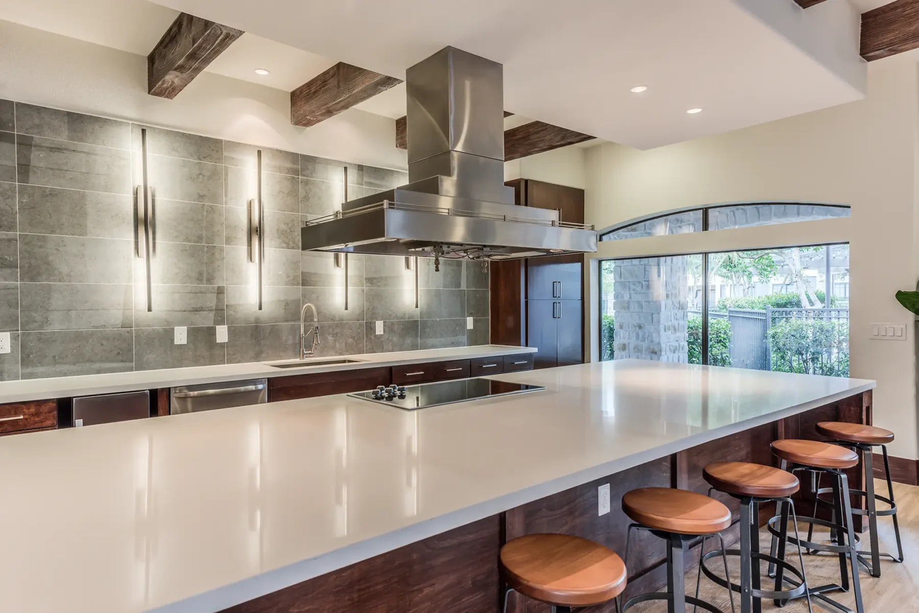 Clubhouse demonstration kitchen