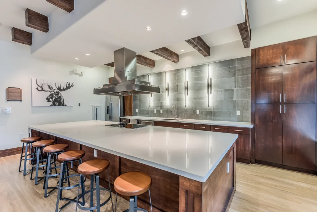 Clubhouse demonstration kitchen